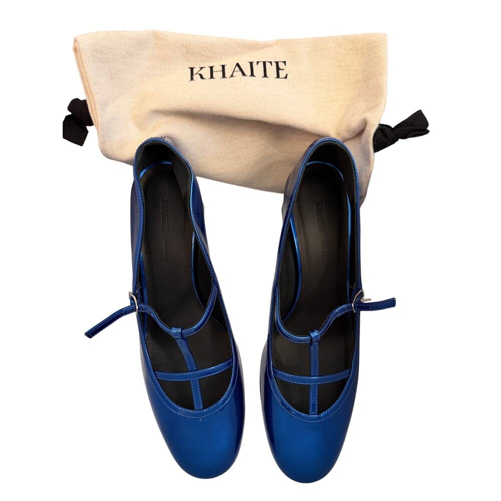 KHAITE Fawn Pump NIB New in Box Unworn EU38.5/ US8.5 Italy, Sapphire Blue